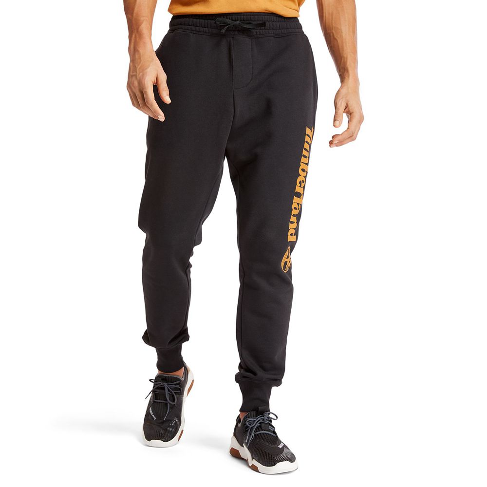 Timberland Mens Pants Jogger Sweat - Black - India OE3659728